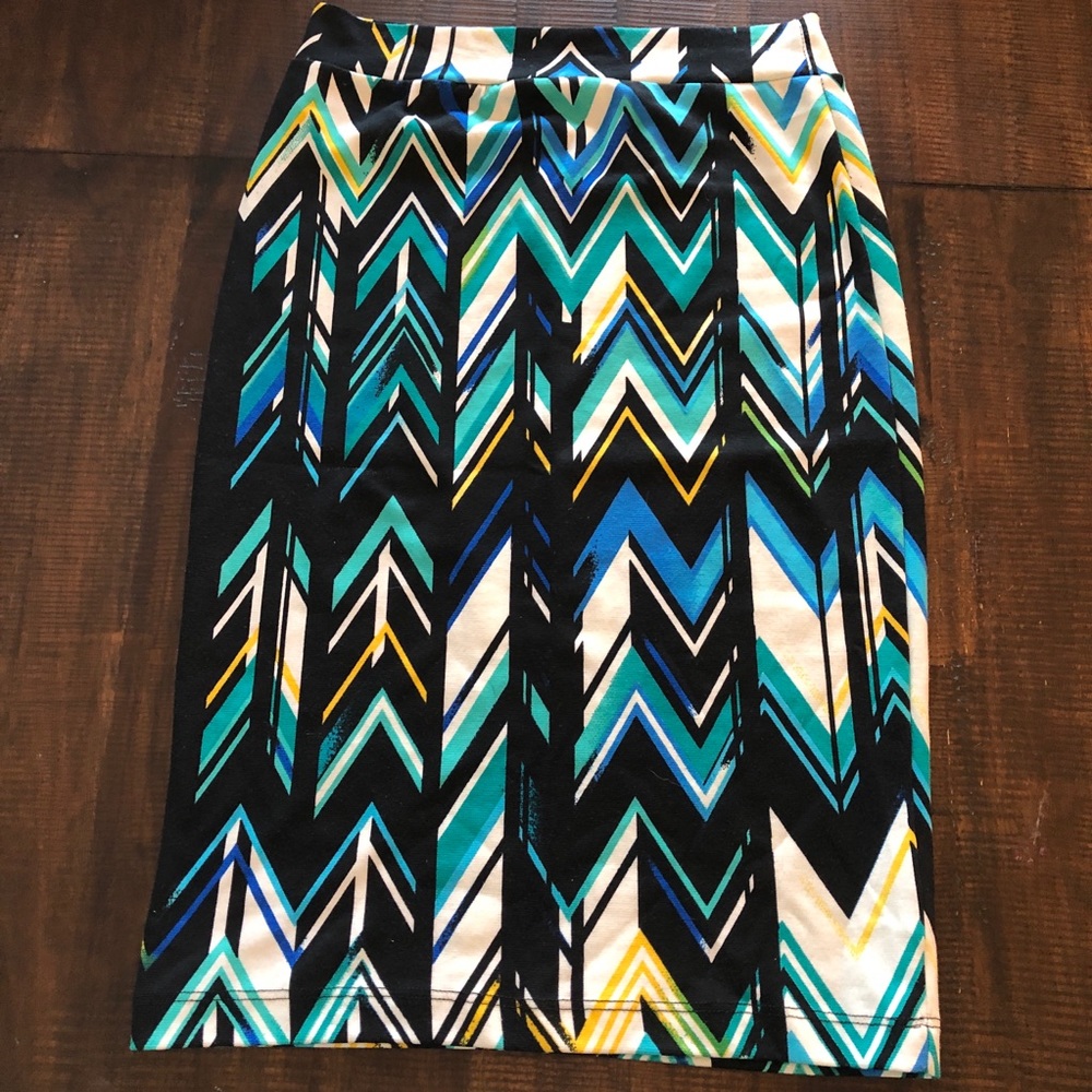 Renee C Melissa Printed Pencil Skirt